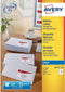 Avery Etiketten Inkjet 99,1 X 57 Mm Papier Wit 100 Stuks