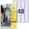 Avery etiketten L7911-10 45.7x21.1mm