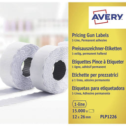 Avery etiketten PLP1226 12x26 wit