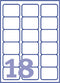 Avery Etiketten Zweckform 63,5 X 46,6 Mm Fsc-papier 450 Stuks