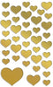 Avery folie etiket Z-design Creative gouden hartjes
