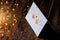 Avery folie etiket Z-design Creative gouden hartjes