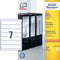 Avery Ordnerrugetiketten, wit, 192,0 x 38,0 mm, permanent klevend