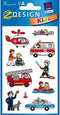 Avery papieretiket Z-design Kids pakje a 3 vel brandweer/politie