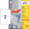 Avery printeretiketten AVERY ZWECKFORM universele etiketten 210 x 148 mm, 3655 (verpakking 200 stuks)