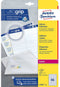 Avery printeretiketten Mini-etiketten, Laser, Wit, 1625pcs.