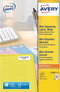 Avery printeretiketten Mini-etiketten, Laser, Wit, 2100 pcs.