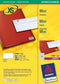 Avery printeretiketten Mini-etiketten, Laser, Wit, 6500pcs.
