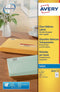 Avery transparante etiketten QuickPEEL formaat 991 x 339 mm (b x h) 400 stuks 16 etiketten per blad