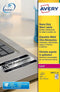 Avery ultra-sterke zilverkleurige etiketten formaat 635 x 296 mm (b x h) 540 stuks 27 per blad