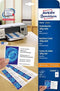AVERY visitekaarten dubbelgevouwen 185 g/m�� 10 per blad 250 stuks