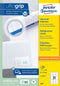 Avery-Zweckform 3670 64 x 36 mm Papier Wit 2100 stuk(s) Permanent Universele etiketten Laser 100 vel DIN A4