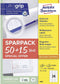 Avery-Zweckform 6605 70 x 37 mm Papier Wit 1560 stuk(s) Permanent Universele etiketten Laser 65 vel DIN A4