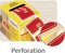 Avery-Zweckform 7310 Rol met etiketten 78 x 38 mm VOID-folie Rood 100 stuk(s) Veiligheidsetiketten