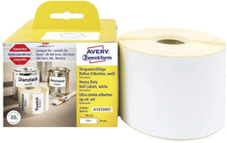 Avery-Zweckform A1933087 Etiketten (rol) 190 x 59 mm Folie Wit 1 stuk(s) Universele etiketten