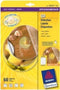 Avery-Zweckform CD-etiketten L6043-25 Ø 117 mm Papier Wit 50 stuk(s) Permanent Ondoorzichtig Inkt, Laser