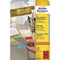 Avery Zweckform - Etiket avery l4790-20 38.1x21.2mm rood 1300 stuks