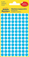 Avery Zweckform - Etiket avery zweckform 3011 rond 8mm blauw 416 stuks