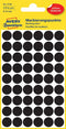 Avery Zweckform - Etiket avery zweckform 3140 rond 12mm zwart 270 stuks