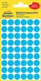 Avery Zweckform - Etiket avery zweckform 3142 rond 12mm blauw 270 stuks