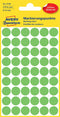 Avery Zweckform - Etiket avery zweckform 3149 rond 12mm lichtgroen 270 stuks
