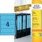 Avery Zweckform L4767-20 ordnerrugetiketten ft 19 | 2 x 6 | 1 cm (b x h) | 80 etiketten | blauw