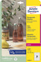 Avery-Zweckform L7782-25 Etiketten 63.5 x 38.1 mm Polyester folie Transparant 525 stuk(s) Permanent Folie-etiketten