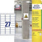 Avery-Zweckform L7874-20 ( 63.5 x 29.6 mm, Wit, 540 stuk(s), Permanent, Sterk hechtend