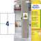 Avery-Zweckform L7876-20 ( 105 x 148 mm, Wit, 80 stuk(s), Permanent, Sterk hechtend