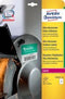 Avery-Zweckform L7912-40 63.5 x 33.9 mm Polyethyleen folie Wit 960 stuk(s) Permanent Universele etiketten Laser 40 vel