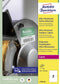 Avery-Zweckform L7916-40 210 x 148 mm Polyethyleen folie Wit 80 stuk(s) Permanent Universele etiketten Laser 40 vel DIN