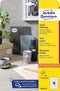 Avery Zweckform ovale etiketten, 63,5 x 42,3 mm, wit, permanent klevend 180 etiketten, 10 vellen