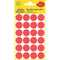 Avery Zweckform - Ronde etiketten diameter 18 mm, rood, 96 stuks