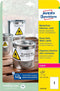 Avery-Zweckform Slijtvaste, weerbestendige folie-etiketten L4775-20 (N/A ),Wit, Rechthoek, 20 stuk(s), Permanent