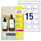 Avery-Zweckform T1002-10 Etiketten (A4) 50 x 50 mm Karton Wit 150 stuk(s) Niet hechtend Labels