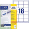 Avery-Zweckform Universele etiketten 6171 (N/A),Wit, Rechthoek, 540 stuk(s), Permanent