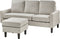 AVESTA - Driezitsbank - Lichtbeige - Polyester