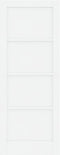 vidaXL - Interieurdeur - 'ORKDAL'Wit - 78x202x4 - cm - Massief - Houten - Vuren