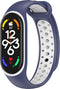 iMoshion Bandje Geschikt voor Xiaomi Mi Band 7 - iMoshion Siliconen sport band met inkliksysteem ronde drukknoop - Blauw