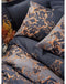 Satin King - Dekbedovertrekset - 100% katoen satijn - 240 x 220 cm - Blauw (2 stuks)