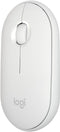 Logitech Pebble M350 - Draadloze muis - Stil klikken - Wit