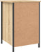 vidaXL - Nachtkastje - 40x42x60 - cm - bewerkt - hout - sonoma - eikenkleurig