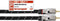 Avinity Audiokabel 2 Cinch-stekkers - 2 Cinch-stekkers Stof Verguld 5 M