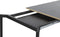 AVIS - Uitschuifbare eettafel - Zwart - 90 x 140/190 cm - MDF