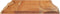 vidaXL - Tafelblad - rechthoekig - natuurlijke - rand - 60x40x2,5 - cm - acaciahout