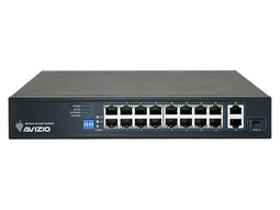AVIZIO Switch 16x RJ45 PoE 100 Mbit/s + 2x RJ45 Uplink 1 Gbit/s