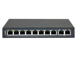 AVIZIO Switch 8x RJ45 PoE 1Gb/s + 2x RJ45 Uplink 1Gb/s