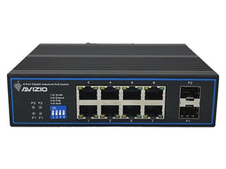 AVIZIO Switch 8x RJ45 PoE 1Gb/s + 2x SFP Uplink 1Gb/s