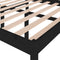vidaXL - Seniorenbed - massief - grenenhout - zwart - 135x190 - cm