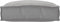 vidaXL - Ligbedkussen - Grijs - 50x50x12 - cm - Oxford - Stof